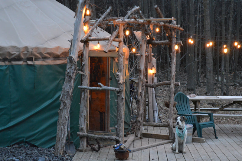 Living in a yurt