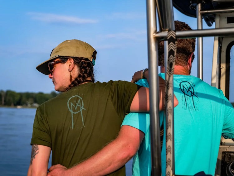 Custom Block Printed Adult Tee Shirt