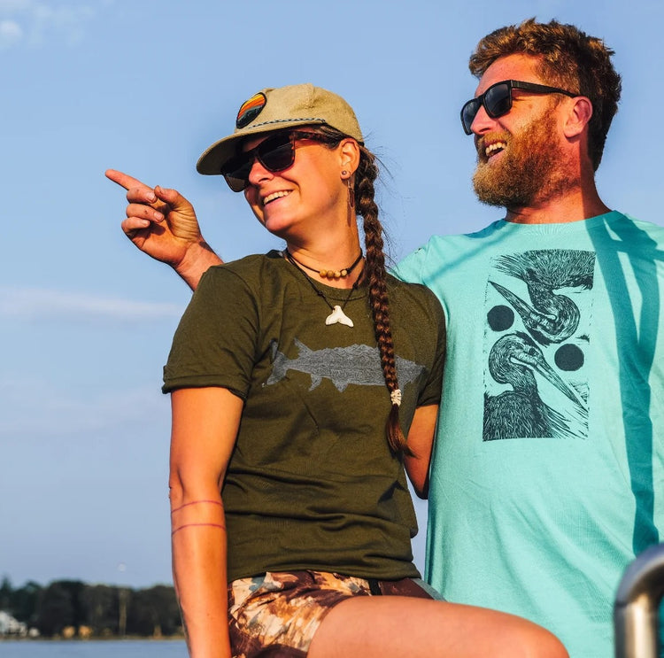 Custom Block Printed Adult Tee Shirt
