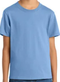 Custom Block Printed Youth Tee Shirt