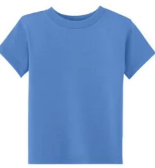 Custom Block Printed Toddler Tee-Shirt