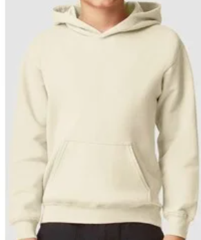 Custom Block Printed Youth Hoodie