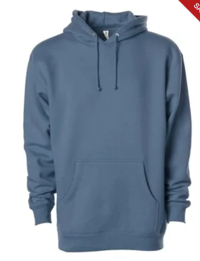 Custom Block Printed Adult Hoodie