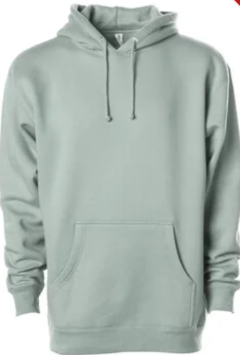 Custom Block Printed Adult Hoodie