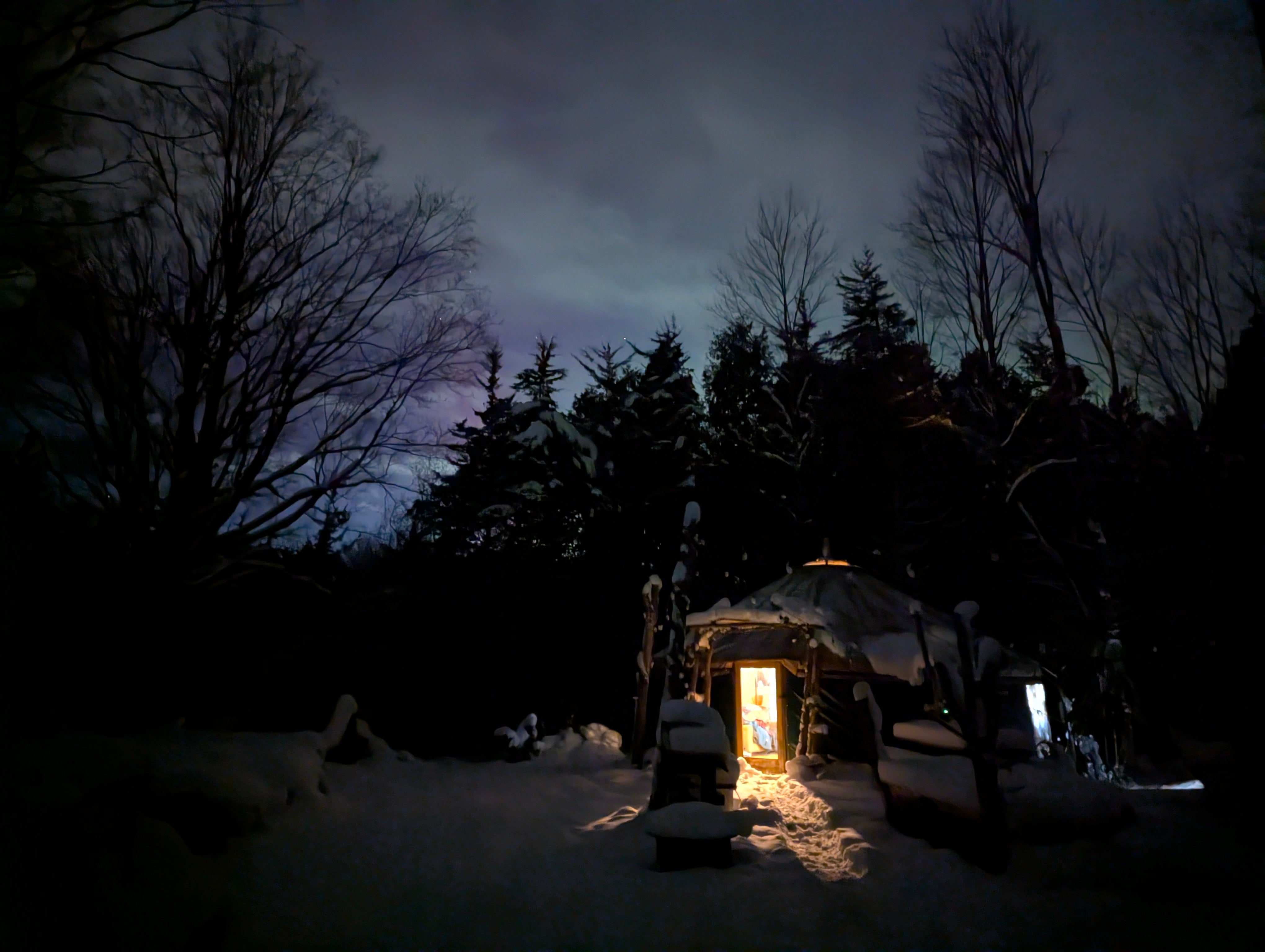 Living in a yurt